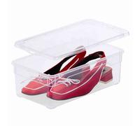Red Storage Boxes Clear Box Lady Shoes 5L Storage Crate