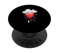 Red Storms Can't Dim My Shine Red Graphic PopSockets Adhesive PopGrip