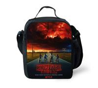 (Red) Stranger Things Lunch Bags Travel Tote Bags Picnic Food Fresh Storage Bags