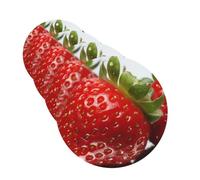 Red Strawberry Fruit Car Air Freshener Cards for Women Men 4 Pack Cute Car Accessories Long Lasting Scent Car Diffuser Hanging Auto Aromatherapy Tablets Car Fresheners Gifts
