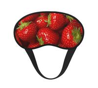 Red Strawberry Fruit, Full Eye Covers Light Blocking Eye Masks Blackout Sleep Eye Muffs