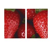 Red Strawberry Passport Holder, ID Card Protector Case Passport Holder with Slot Passports Travel Wallet Document Cover for Women And Men