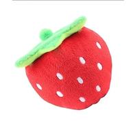Red Strawberry Practical Design and Interactive Plush Squeaky Dog Toys Electronic Motion Pet Toy for Prevent Boredom Red Pet Supplies Creative and Exquisite Dog Squeak Toys Pet Supplies