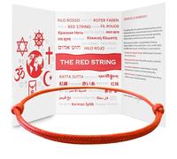 Red String Bracelet, Protection, Luck and Love, Handmade in the Holy Land, Hindu, Buddhist and East Asian Faith Symbol, Evil Eye Strand for Men and Women, Spiritual and Adjustable Bracelet, with CoA