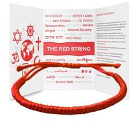 Red String Bracelet, Protection, Luck and Love, Handmade in the Holy Land, Hindu, Buddhist and East Asian Faith Symbol, Evil Eye Strand for Men and Women, Spiritual and Adjustable Bracelet, with CoA