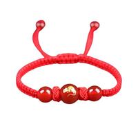 Red String Bracelets Charm Adjustable Rope Animal Charm Braided Suitable For Good Fortunes And Styles Cultural Symbol