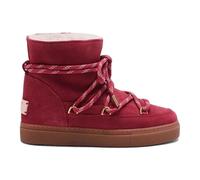 Red Suede Shearling Winter Boots - female - Coccinelle - Winter Boots - Red - 4 UK - Shoes 4 UK