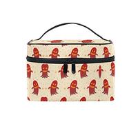 Red Sugar Ghost Cosmetic Bag Organizer Zipper Makeup Bags Pouch Toiletry Case for Girl Women