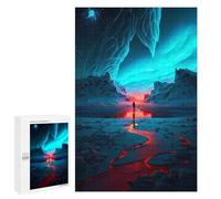 Red Sun Antarctica - Decorative Wooden Puzzle, 1000 PCS, Screen-Free Activity - for Quiet Evenings And Focused Play