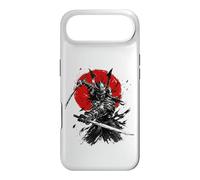 Red Sun Samurai Warrior Twin Katana Ink Armor Art Case for iPhone Air
