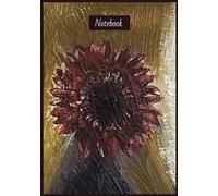 Red Sunflower Notebook: Dot Graph Paper