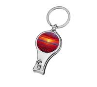 Red Sunset Over Field of Poppies Nail Clippers Toenail Clipper Cutters Professional Nail Trimmer Nail Cuticle Cutter for Women Men