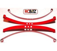 Red Super Soft Flex Leaf Springs 4 RC4WD Trail Finder Direct replacement Z-S0570