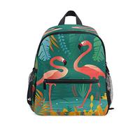 Red Swan Green Tree Toddler Backpack Bookbag Mini Shoulder Bag for 1-6 Years Travel Boys Girls Kids with Chest Strap Clip Whistle