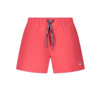 Red Swim Boxer with Ocean Details XL