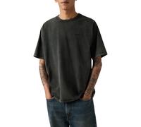 Red Tab Vintage Tee Weathered Finish Jet