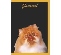 Red Tabby and White Persian Cat Journal: Notebook for personal, school, travel, business or breeder
