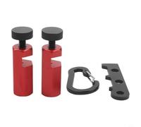 Red Tall Stair Gauges Featuring Holder Plus Hook Designed For Precise Cutting Anodized Aluminum Alloy Right Angle Ruler Clip For Carpentry Projects