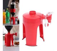 Red Tap - Dispenser Party Drinks Home Coke Bottled Sparkling Water Compatible Having Standard Pet Bottles Mobile for Easy to Carry Pitcher for Water Office for Usage