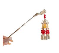 Red Tassel Lantern Hairpin Women's Ancient Style Hanfu High-end Headwear