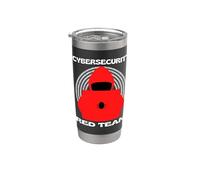 Red Team Cybersecurity Hacking Ethical Hacker Cyber Security Stainless Steel Insulated Tumbler