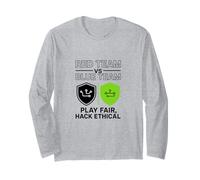 Red Team Vs Blue Team Play Fair Hack Ethical Long Sleeve T-Shirt