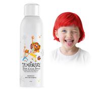 Red Temporary Hair Colour Spray, Washable for Halloween Party Cosplay, 150 | Instant colour for Halloween, carnival, costume parties, suitable for teenagers and adults, easy to wash out with shampoo