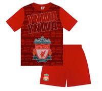 (Red Text, 6-7 Years) Liverpool FC Boys Pyjamas Short Kids Official Football Gift