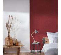 AS Creation Plain Textured Red Wallpaper Stylish Modern Paste The Wall Vinyl
