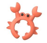 Red The Crab Silicone Utensil Rest - Kitchen, Spoon Heat-Resistant for Stove Top and Grill Holder Non-Slip Organizer,Steam Releaser