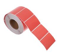 Red Thermal Printer Labels 4x6 Blank Paper Roll for Printers | Strong Adhesion, Antifriction Finish, Easy Labeling for Pantry Organisation, Plastic Bags, Home Organisers