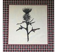 Red Thistle 100% Egyptian Cotton Highland Thistle Panel Traditional Scottish Tartan Collection Fabric Quilting Patchwork Highland Coo 55cm x 58cm Approx.