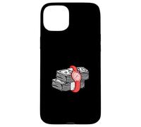 Red Time/Money Red Graphic Case for iPhone 15 Plus