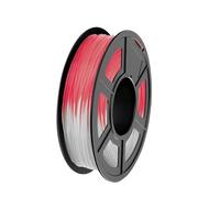Red to White, Color Change 3D Printer Filament PLA, Accuracy +/- 0.03 Mm, 250G Spool (0.55 Lbs), Fit for Most FDM 3D Printers