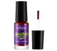 Red Tooth Paint Halloween Makeup, Red Tooth Paint, Decay Teeth Carnival Film SFX Makeup Blood, Vampire Artificial Blood Zombie Costume Clown, Quick Drying, Permanently Non-Staining, Easy to Brush Off