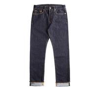 Red Torndao Vintage Summer 12OZ Men's Jeans Selvedge Denim Pants Slim Fit Mid Rise Denim Jeans Washed Blue, Indigo, 42