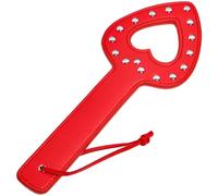 red Tough Love Red Studded Heart Paddle - 11.5 Inch