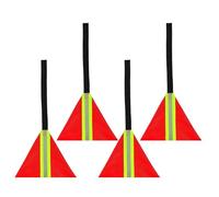 Red Tow Flag High Visibility Safety Waterproof