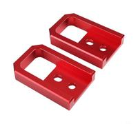 Red Tow Hooks for Tacoma 2024-2026 Front Recovery Points | Fits for tacoma 2024-2026, bright red finish, enhances vehicle style, secure towing point, easy bolt-on install(Red)