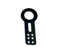 Red Towing Hitch Point for Car Emergency Rescue(Black)