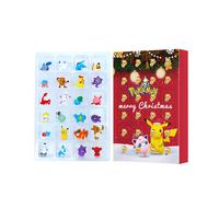 (Red) Toy Story Stitch Bluey Christmas Advent Calendar Box Fun Cute Rubber Duck Countdown Christmas Toy