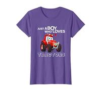 Red Tractor t shirts Just a boy who loves tractors T-Shirt