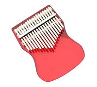 Red Transparent 17 Key Kalimba Acrylic Thumb Piano Keyboard Instrument With Accessories Kalimba Thumb Piano (Color : 02)