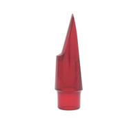 Red Transparent Altos Saxophone Mouthpiece Comfortable Playing Altos Sax Durability Easy Clean Saxophone