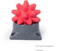 (Red) Trigger Point Pusher Massage Ball,Spiky Massage Balls for Foot/Back/Muscles Spiky Hard Massage Balls,Deep Tissue Myofascial Release