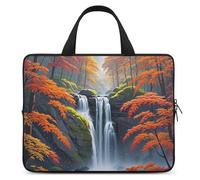 Red Tropical Trees Laptop Bag Durable Laptop Sleeve Water-Resistant Notebook Bag for Computer Or Tablet