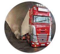 Red Truck Road Tunnel 1000 Piece Jigsaw Puzzle Jigsaw Puzzle for Adults Night Scenery Relaxing Gift 1000pcs (67.5x67.5cm)