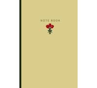 Red Tulip: Flower Oil Painting Notebook vol.3: 100 Lined Pages, 6x9 inch, Aesthetic Deep Green & Yellow Fine Art Journal for Writing and Daily Notes (Floral Oil Painting Collection)