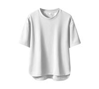 Red Tunic Tops for Men Uk Blouses for Men Plus Size 30 White 18Th Birthday Gifts for Boys Crew Men's Fashion Spring and Summer Casual Short Sleeved Round Neck Solid Color T Shirt Top Sale Promotion
