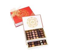 Red Two-Layer Box Handmade Special Chocolate - 48 Pieces